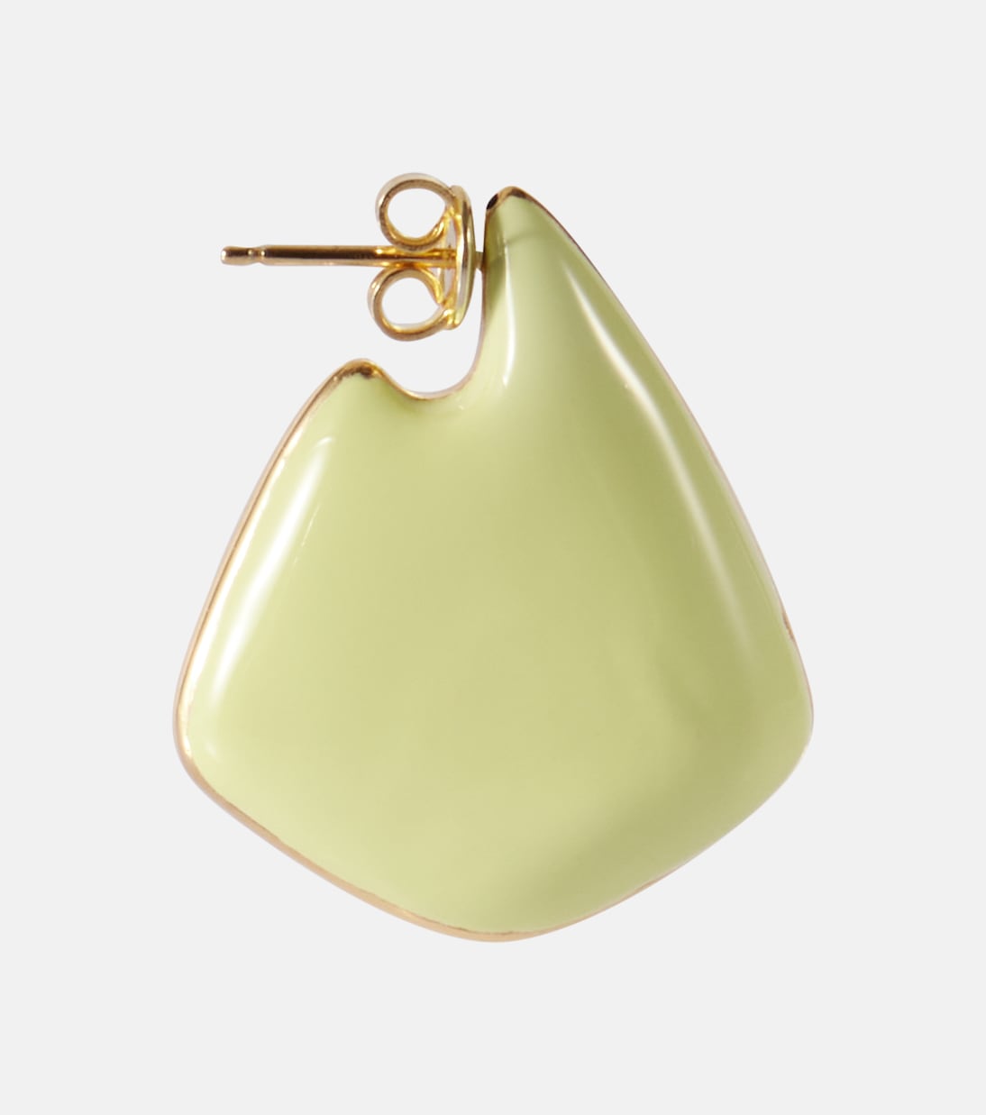 Boucles d’oreilles Fin Small en plaqué or 18 ct et argent sterling | Bottega Veneta