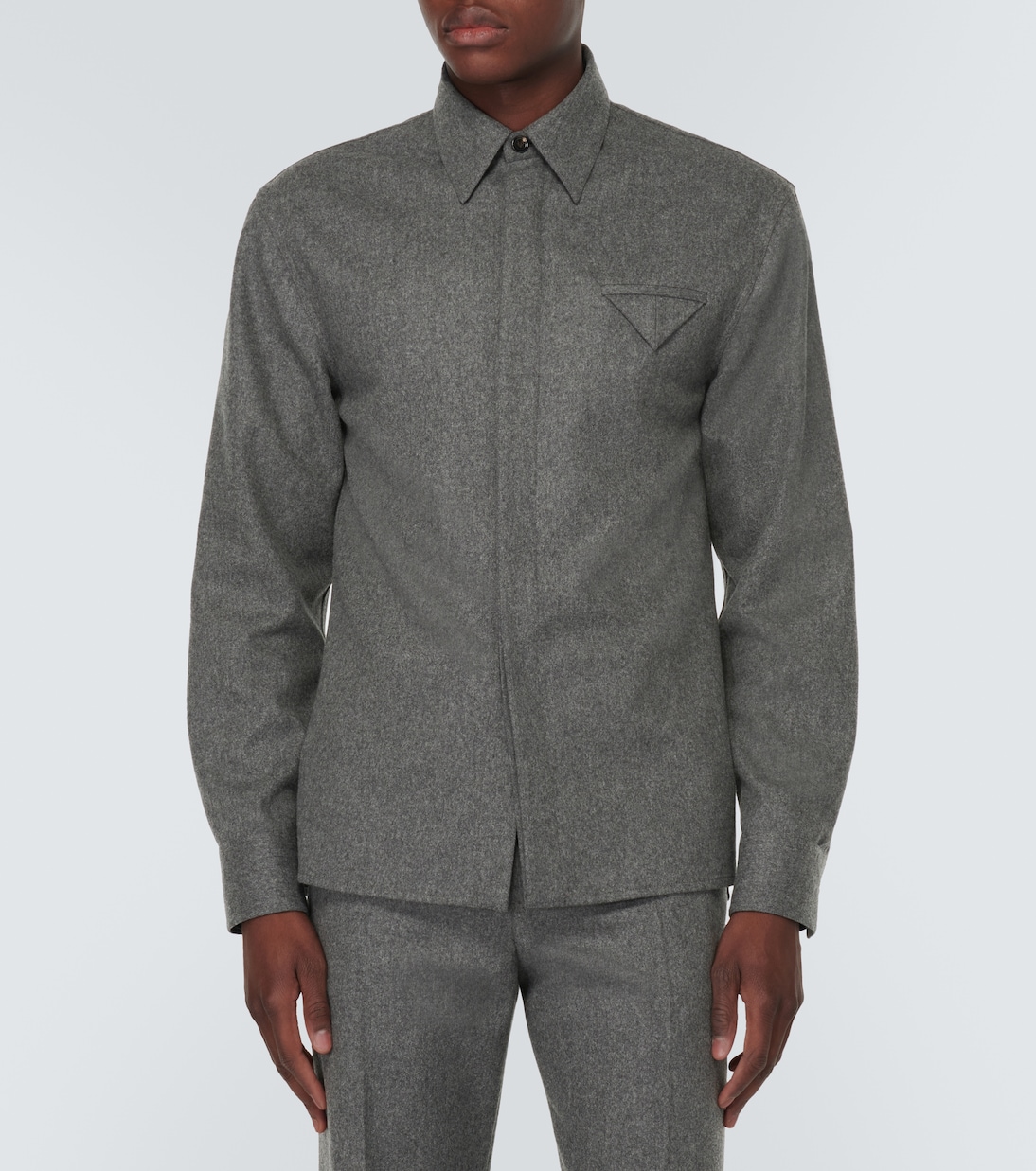 Hemd aus Wollflanell | Bottega Veneta