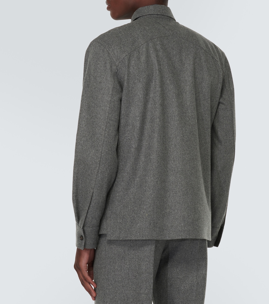 Hemd aus Wollflanell | Bottega Veneta