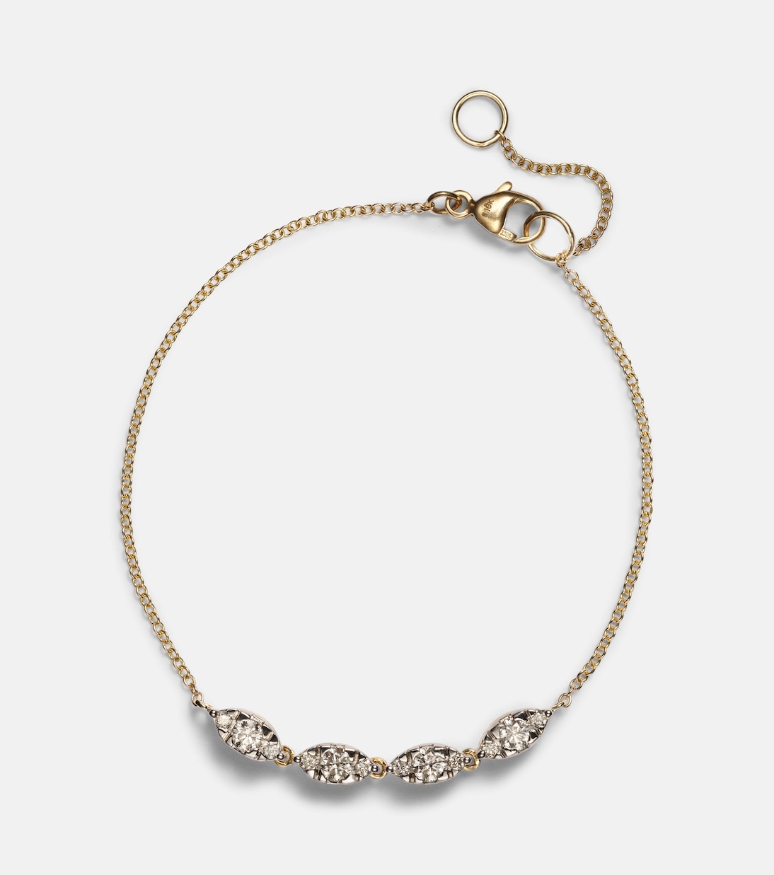 Bracciale in oro 10kt con diamanti – Eleganza giovane e moderna di Stone and Strand