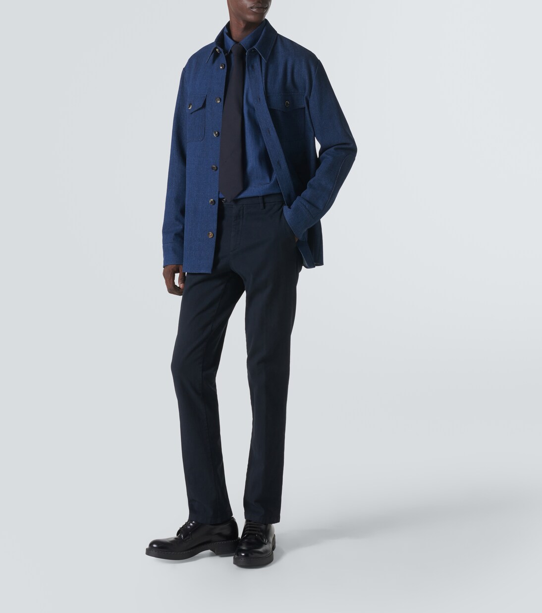 Pantalon chino en coton | Canali