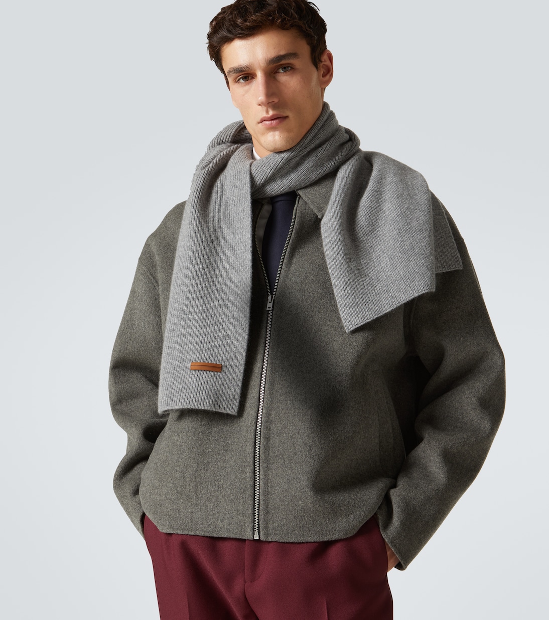 Sciarpa in cashmere a coste | Zegna