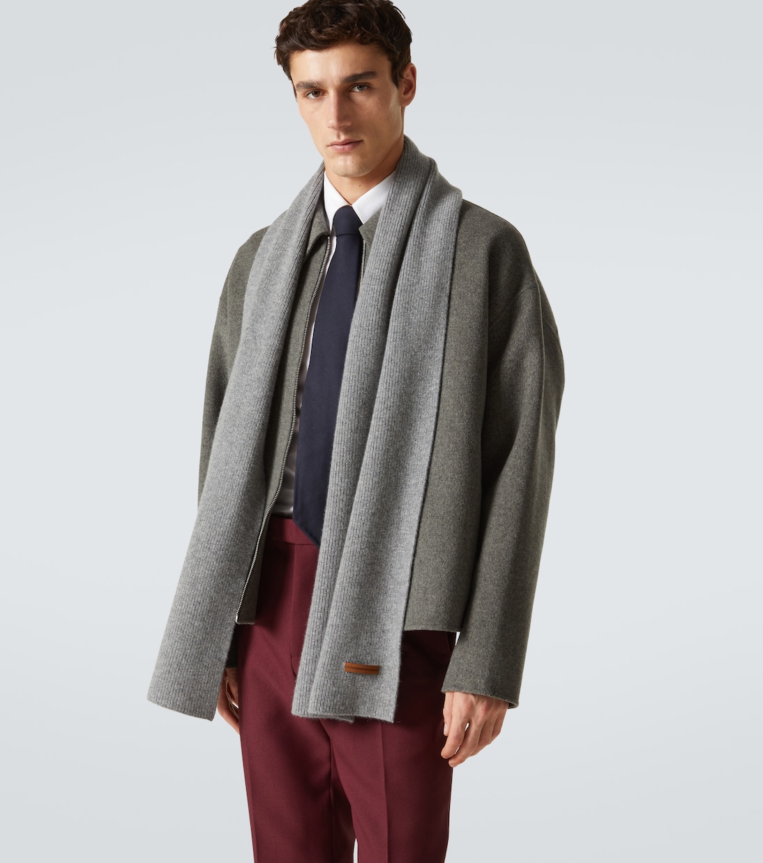Sciarpa in cashmere a coste | Zegna