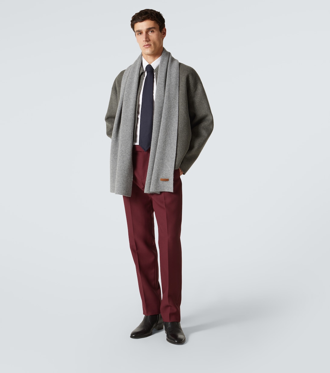 Sciarpa in cashmere a coste | Zegna