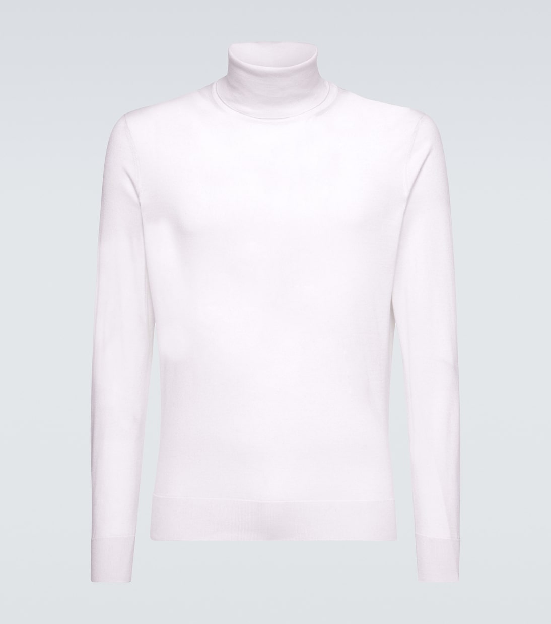 Cashseta cashmere and silk turtleneck top | Zegna