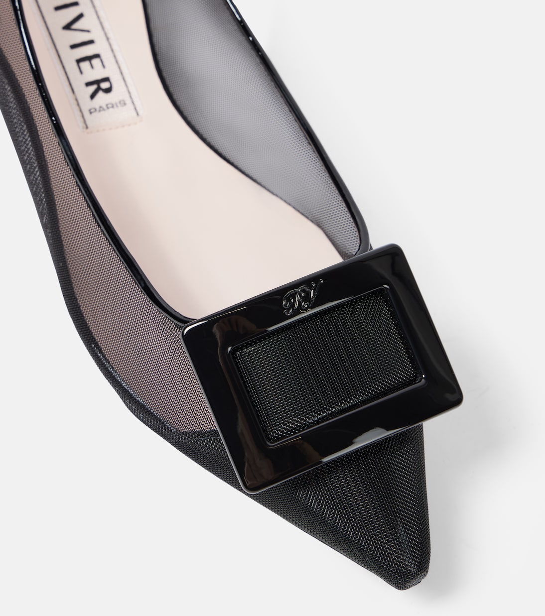 Ballerinas Gommettine aus Mesh | Roger Vivier