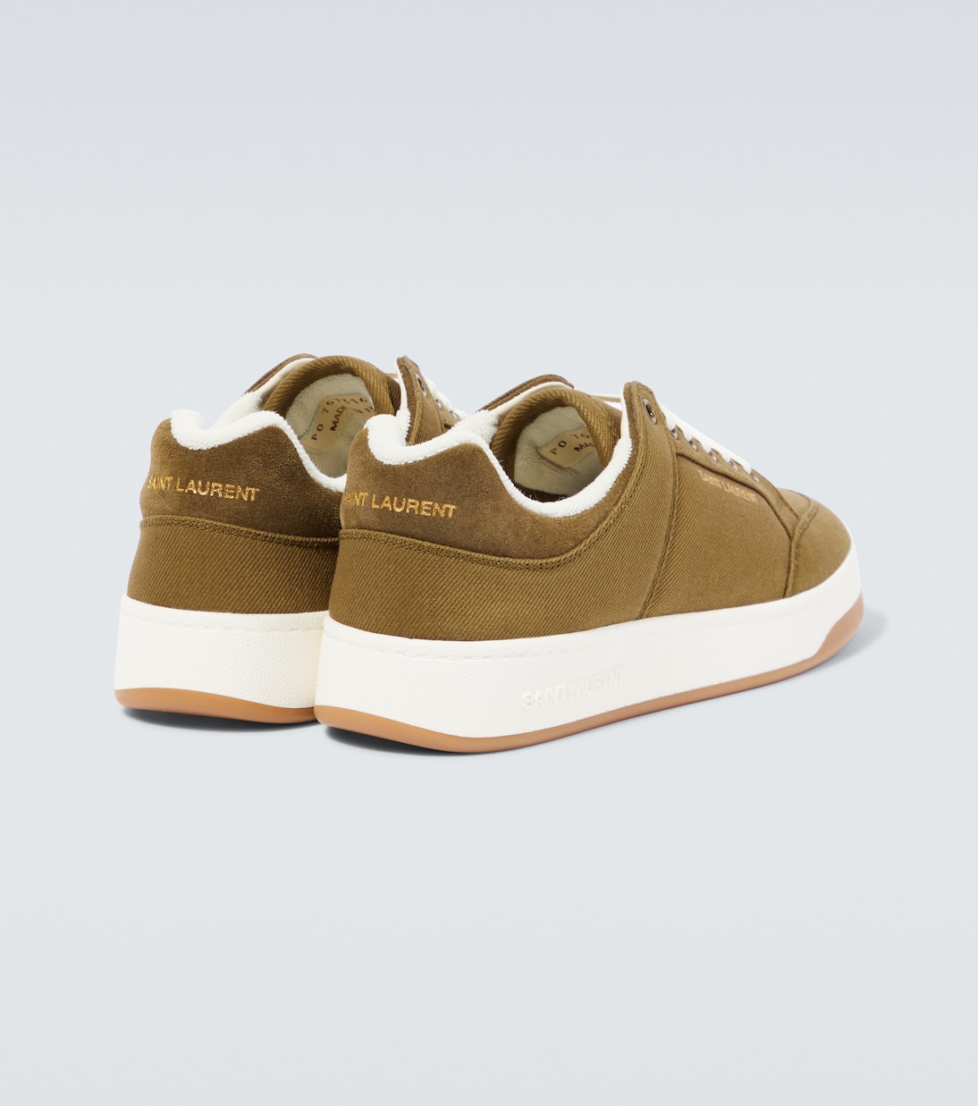 SL/61 canvas low-top sneakers | Saint Laurent