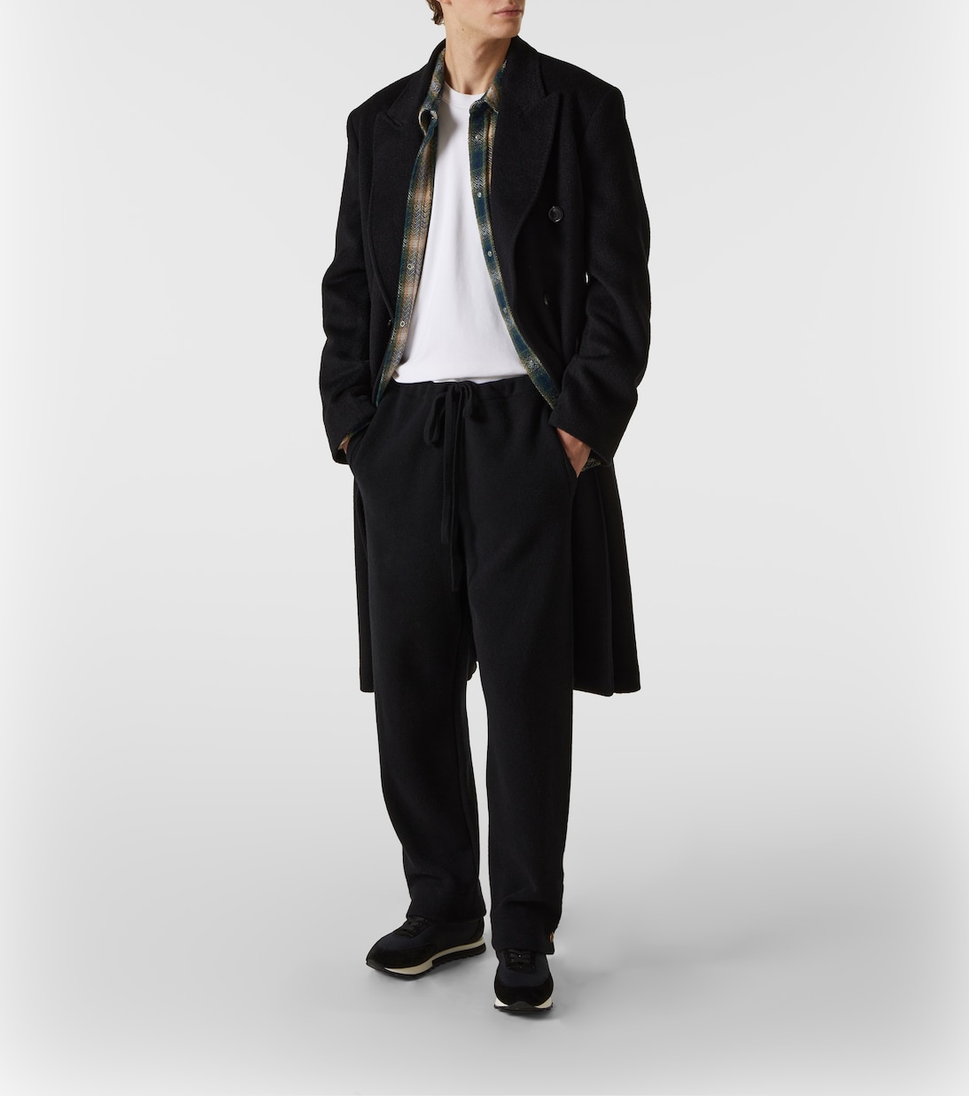 Pantalon droit en cachemire | God's True Cashmere