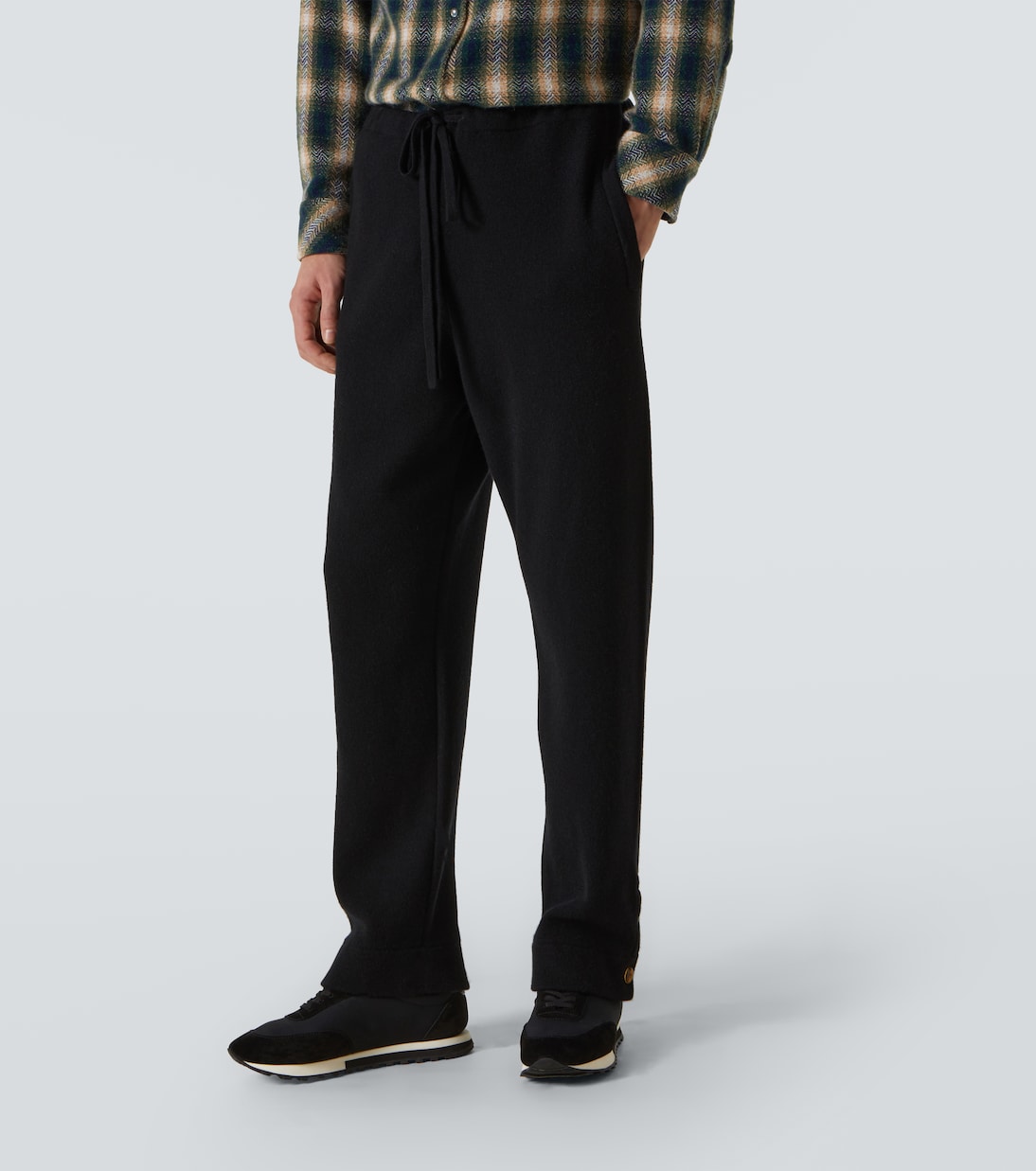 Pantalon droit en cachemire | God's True Cashmere