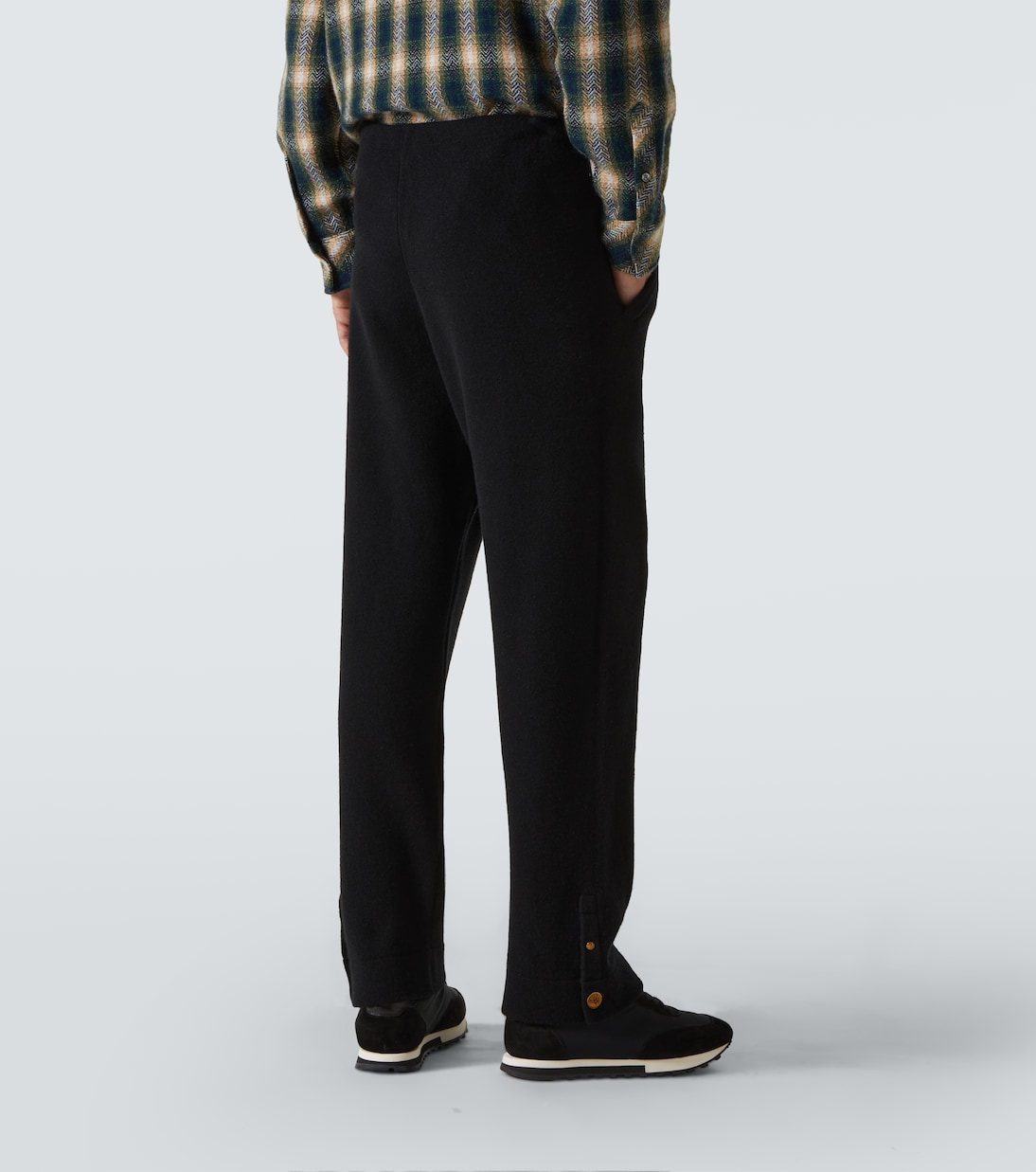 Pantalon droit en cachemire | God's True Cashmere