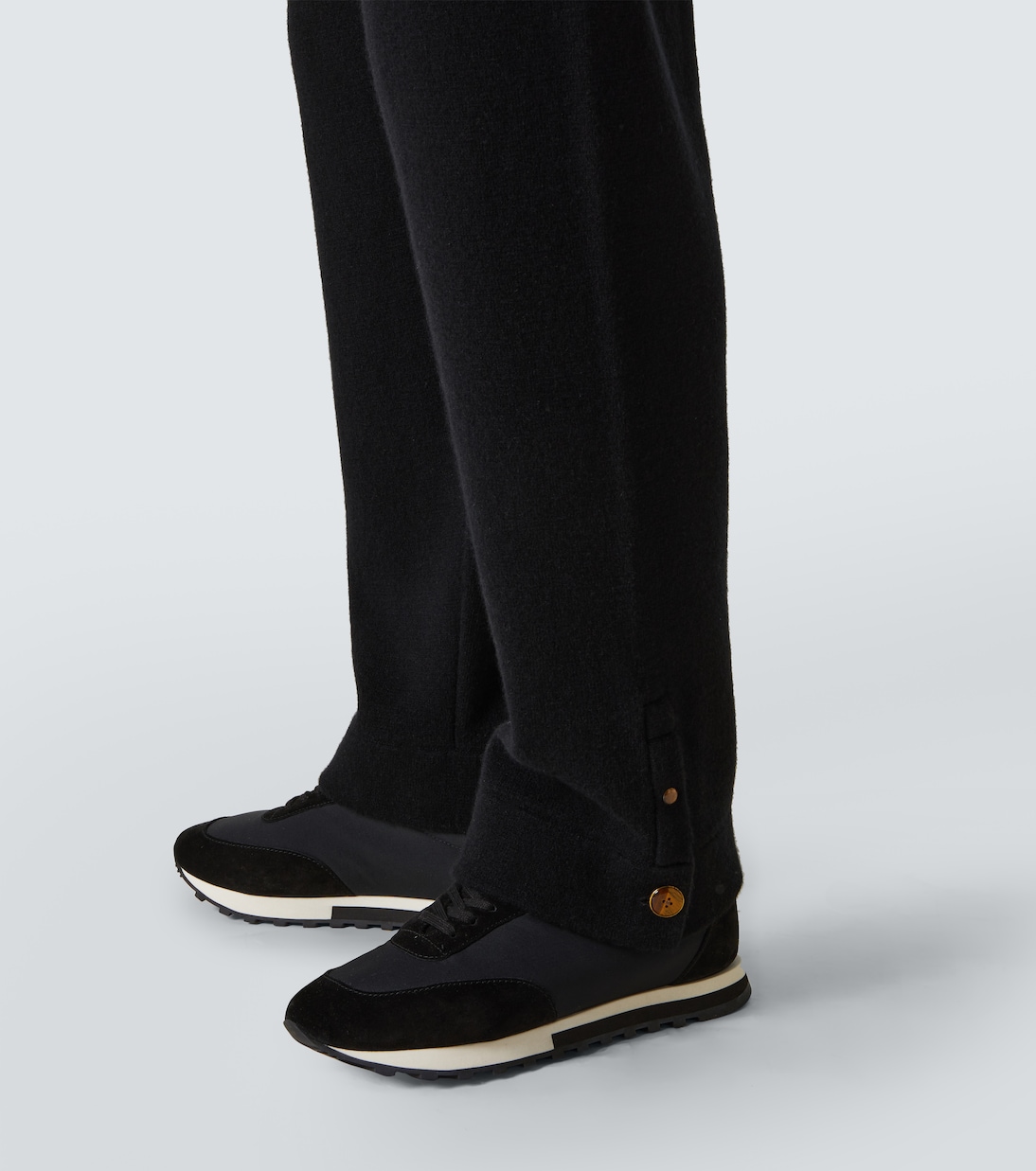 Pantalon droit en cachemire | God's True Cashmere