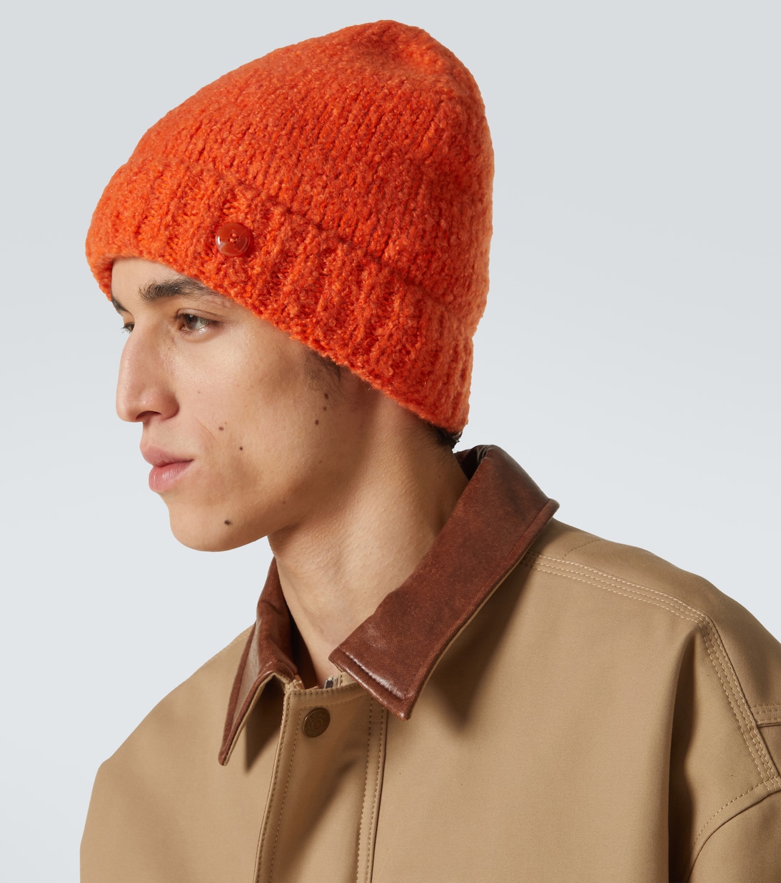 Vermillion Wind cashmere beanie | God's True Cashmere