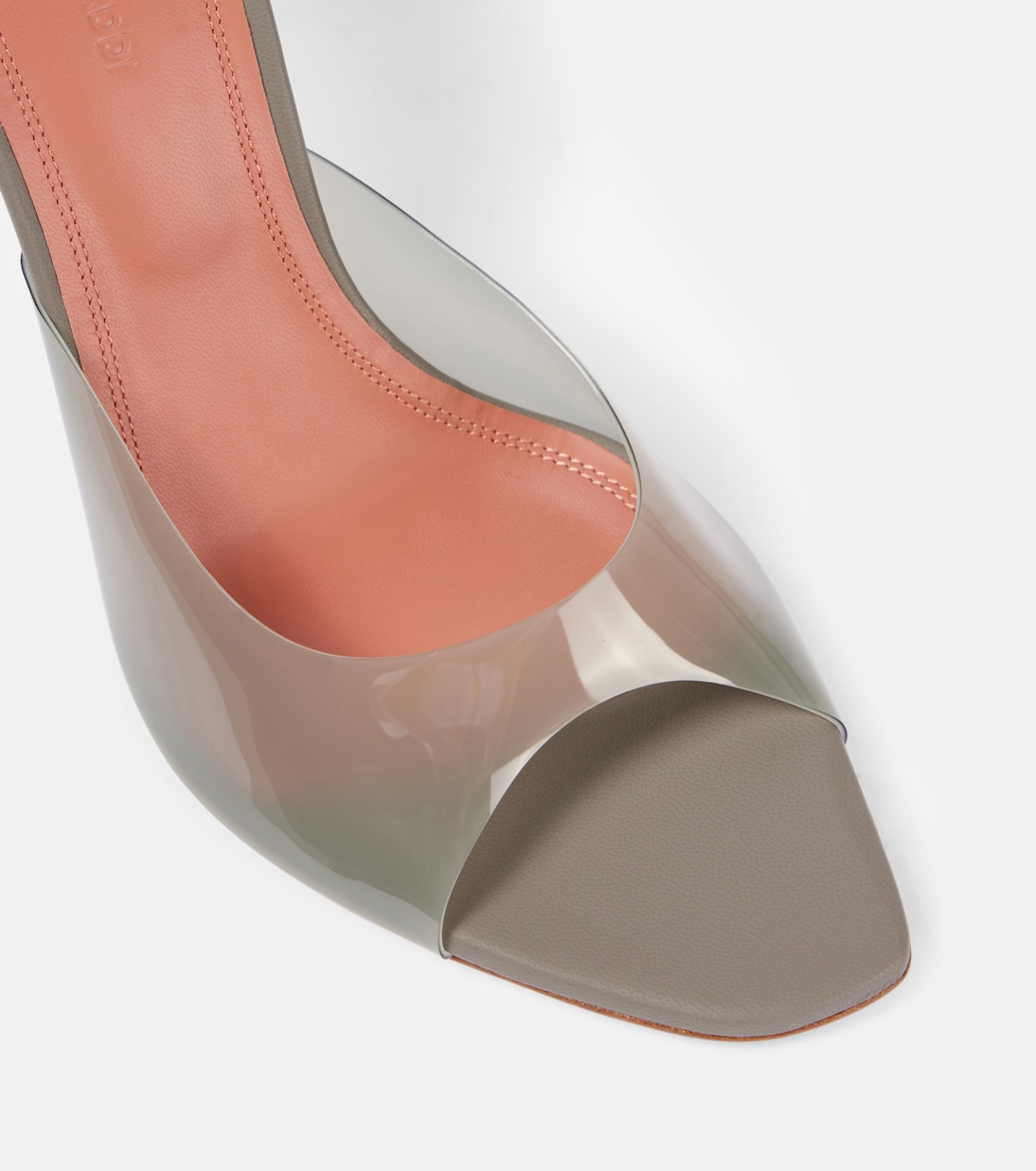 Alexa Glass 95 PVC mules | Amina Muaddi