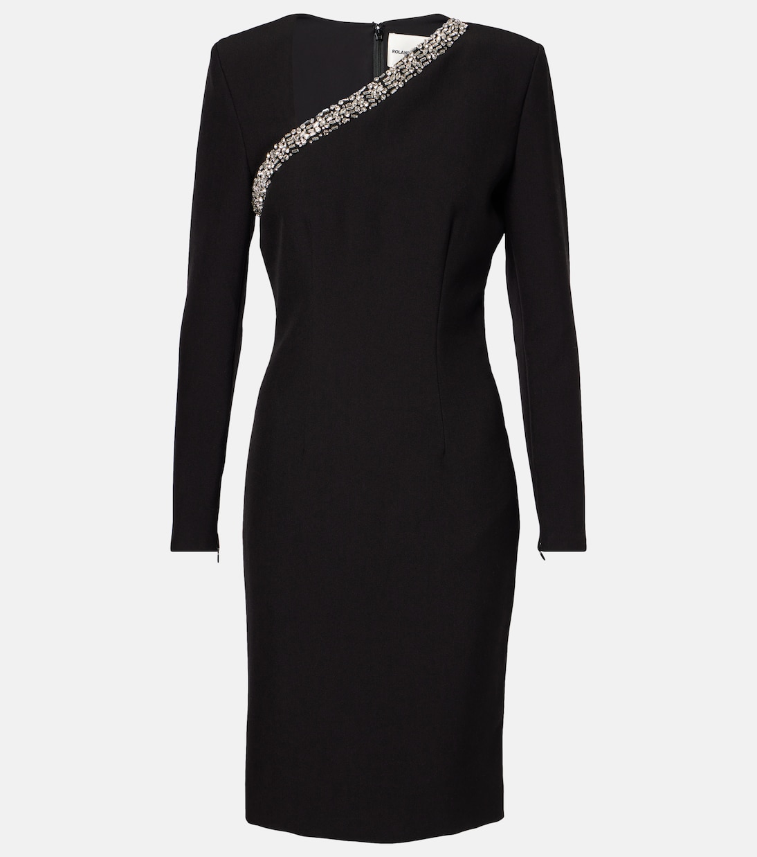 Abito midi con cristalli | Roland Mouret