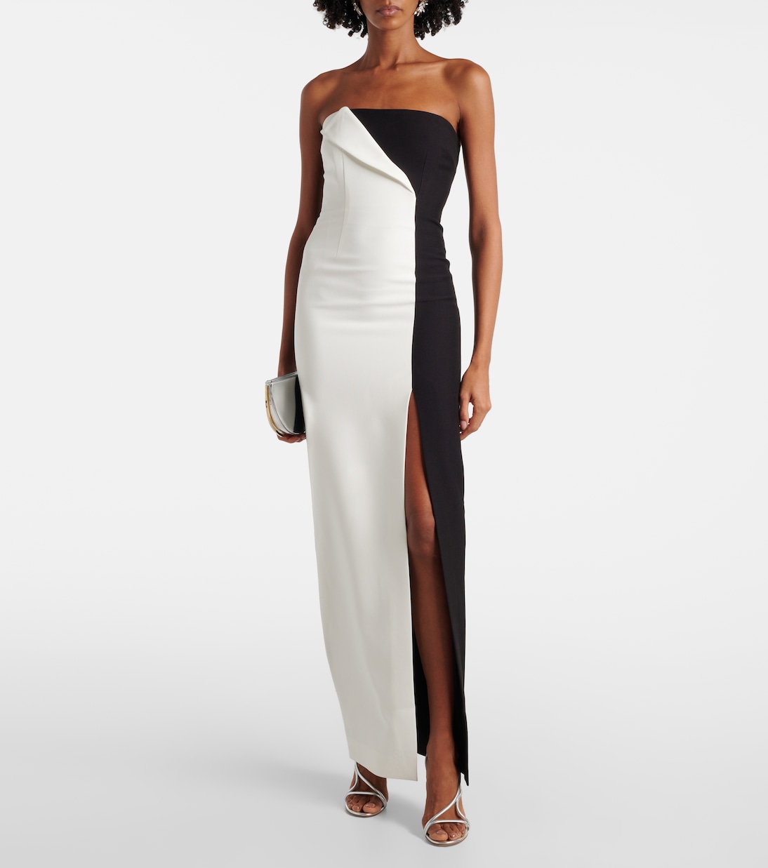 Strapless crêpe gown | Roland Mouret