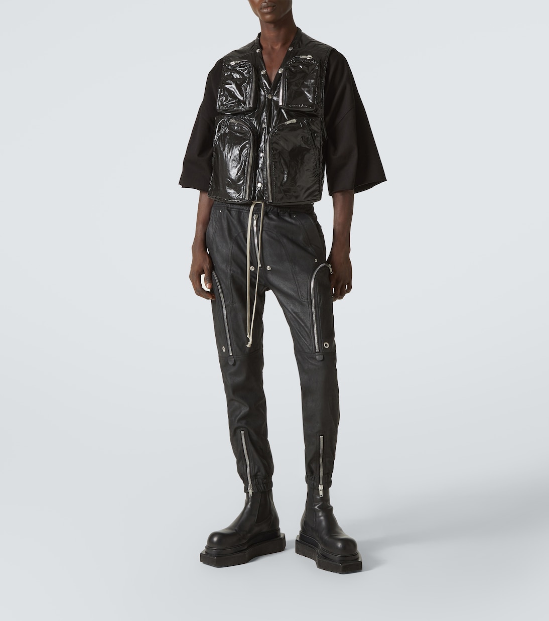 Cargohose Bauhaus aus Leder | Rick Owens