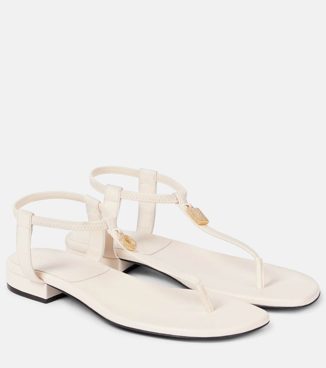 Verzierte Sandalen Mindil aus Leder | Loro Piana