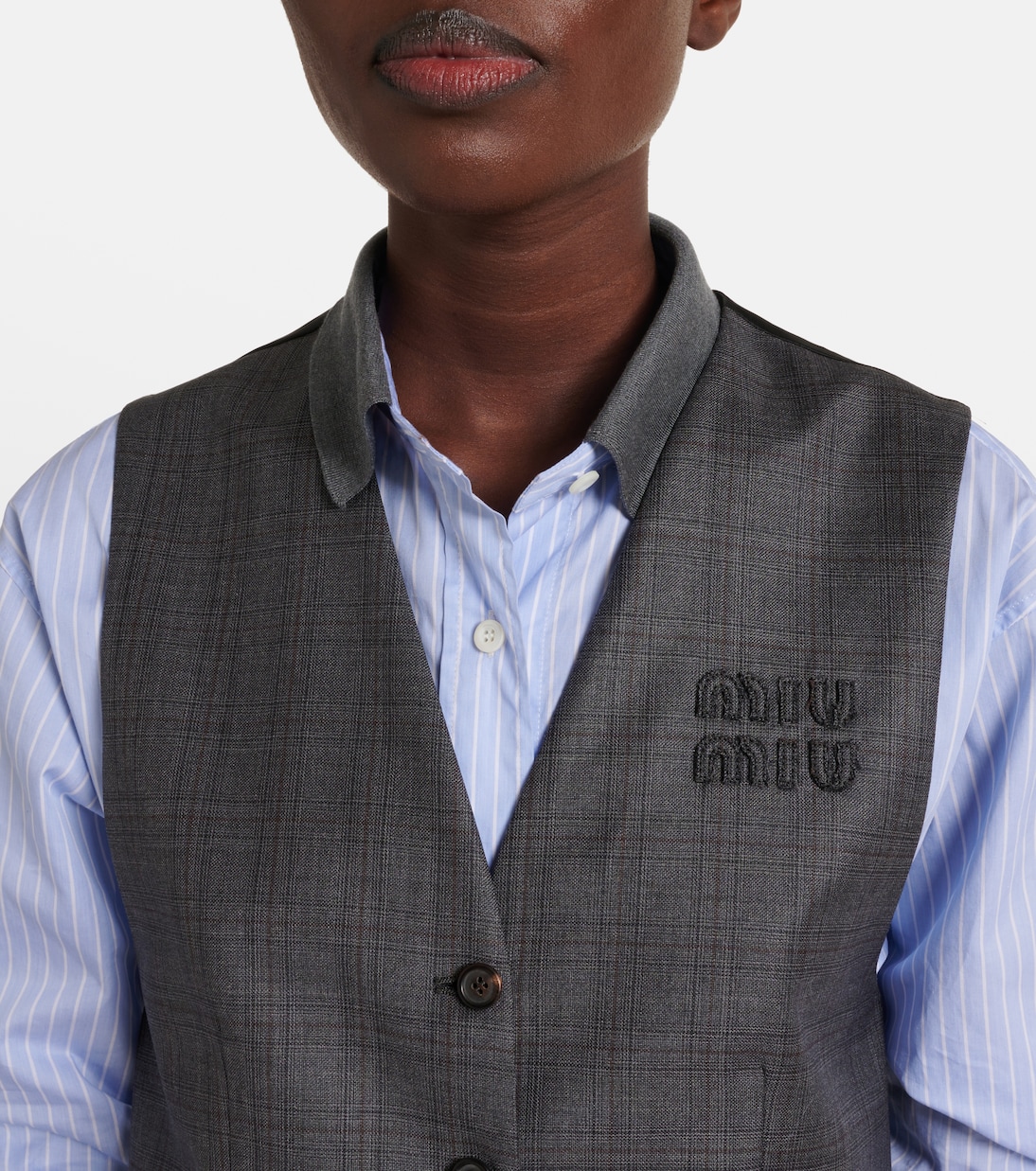 Virgin wool vest | Miu Miu