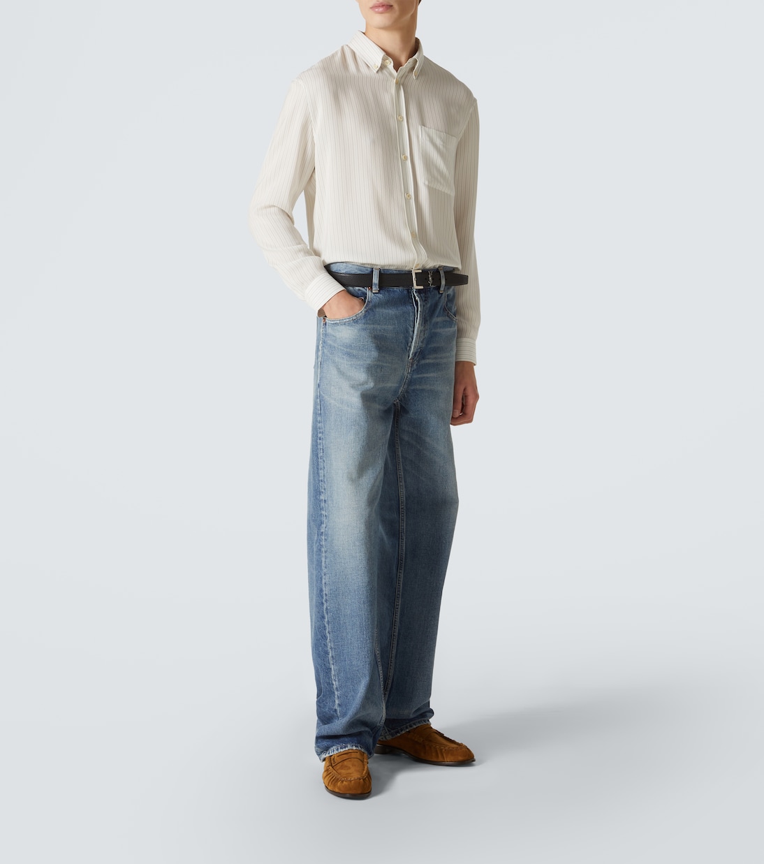 Mocassins Le Loafer en daim | Saint Laurent