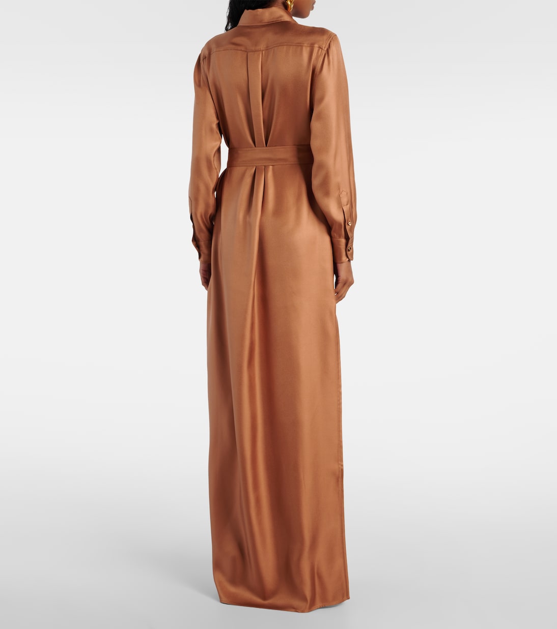 Hemdblusenkleid aus Seiden-Twill | Tom Ford