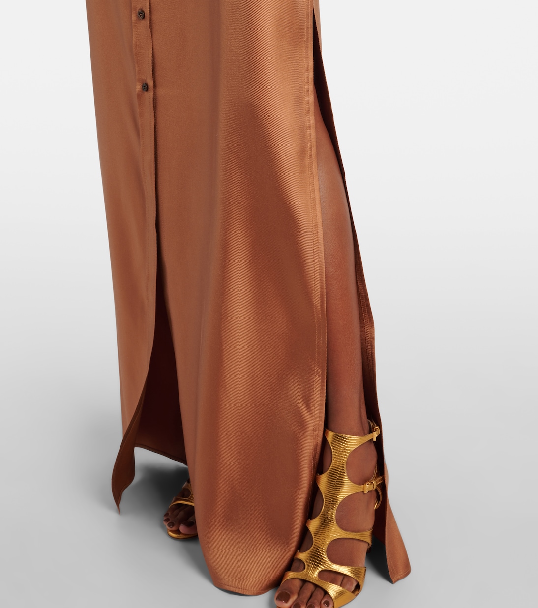 Hemdblusenkleid aus Seiden-Twill | Tom Ford