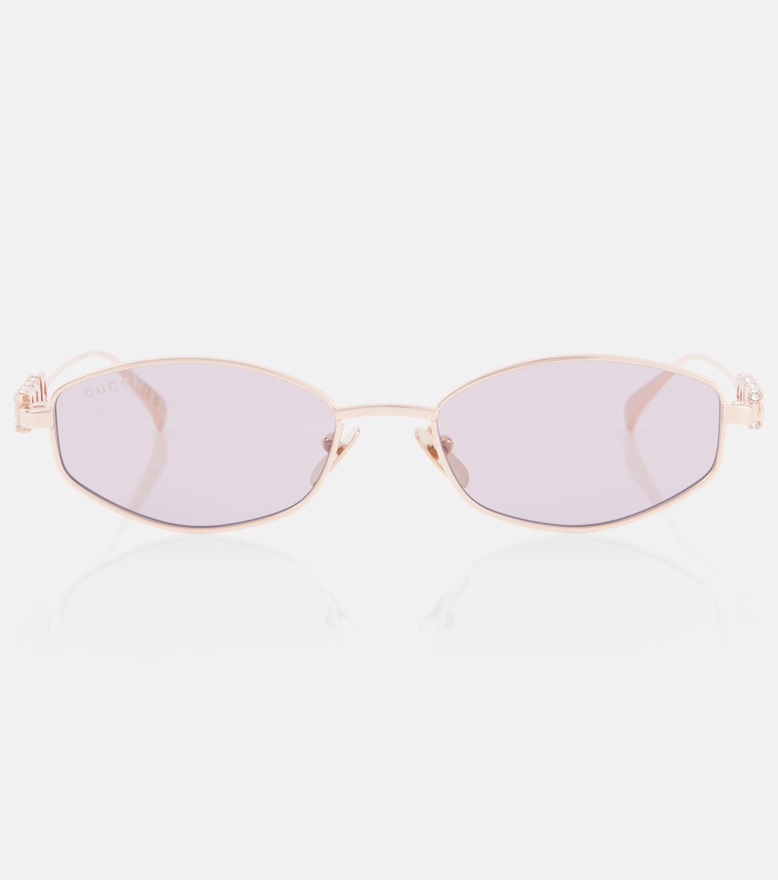 Occhiali da sole GUCCI con logo ovale, stile giovane e trendy