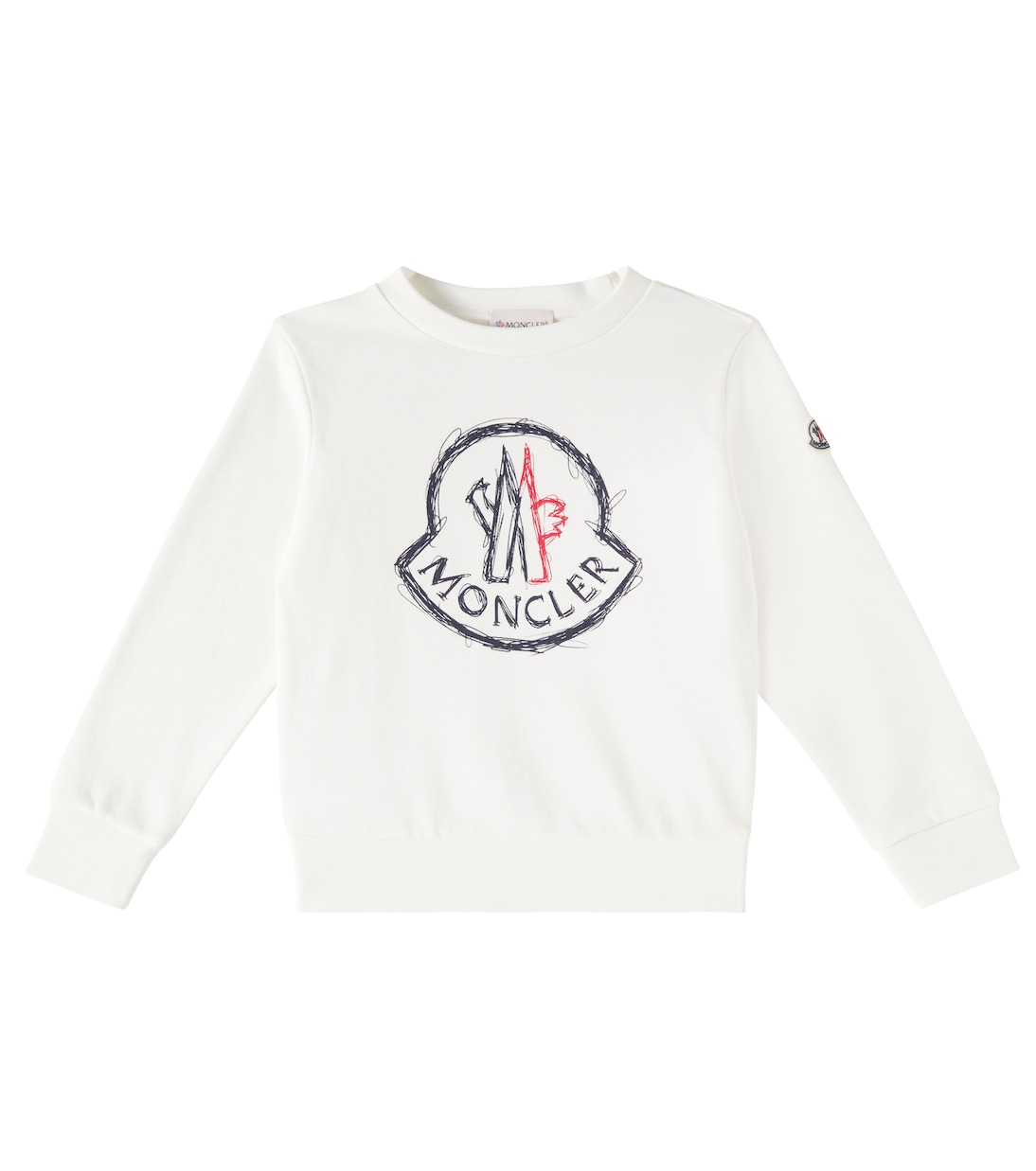Felpa in cotone con logo | Moncler Enfant
