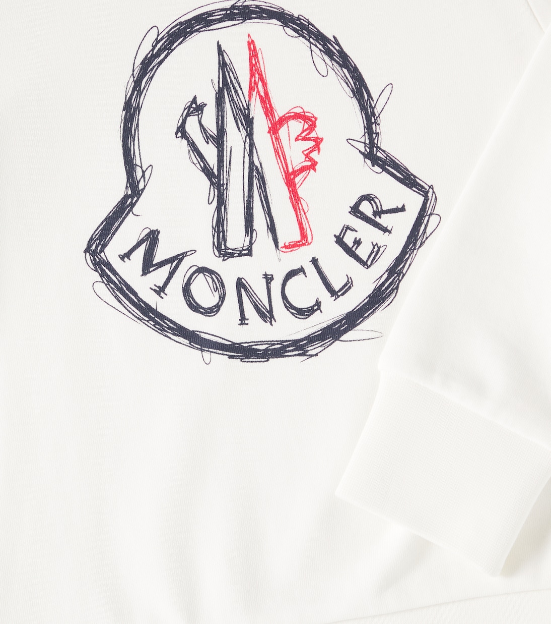 Felpa in cotone con logo | Moncler Enfant