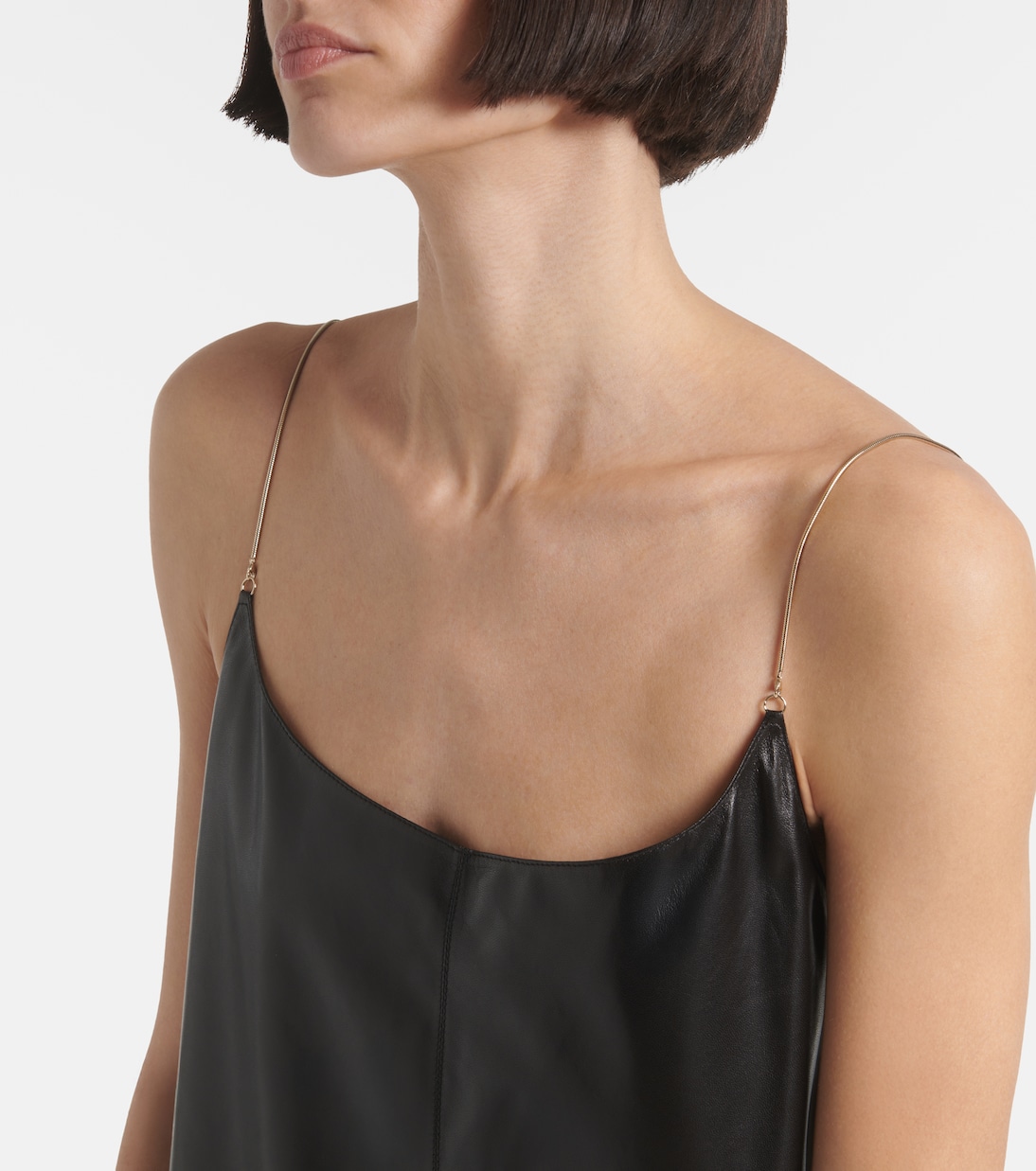Jumpsuit corta Slip in pelle | Alaïa
