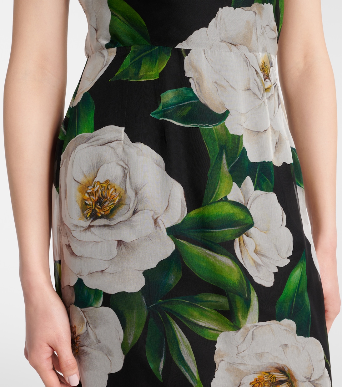 Cocktailkleid aus Seidenchiffon | Dolce&Gabbana