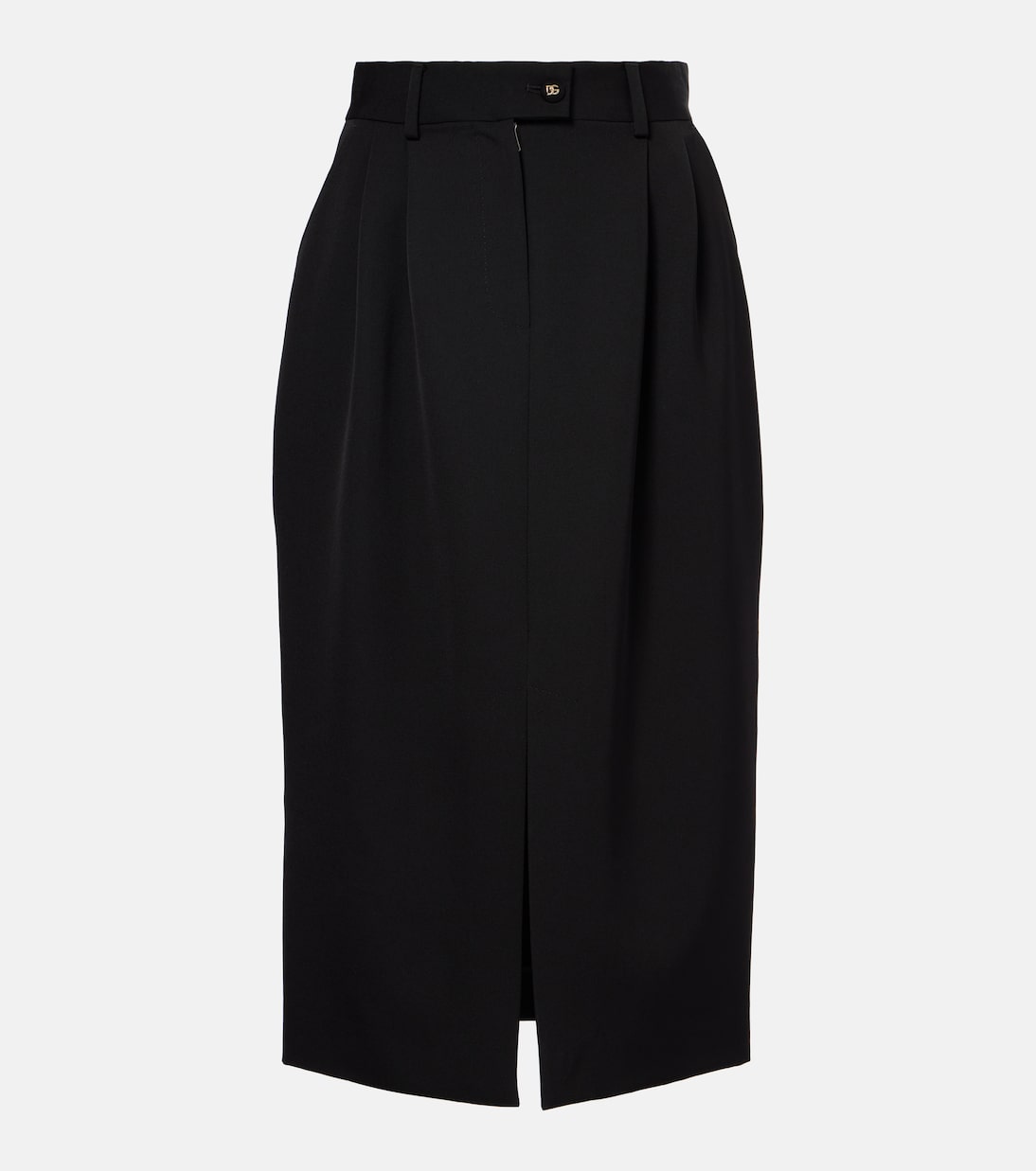 Jupe midi en laine vierge | Dolce&Gabbana