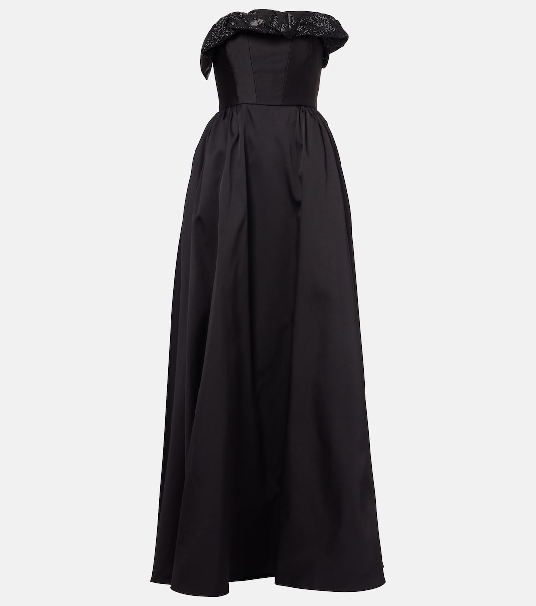Ruffled strapless gown | Roland Mouret