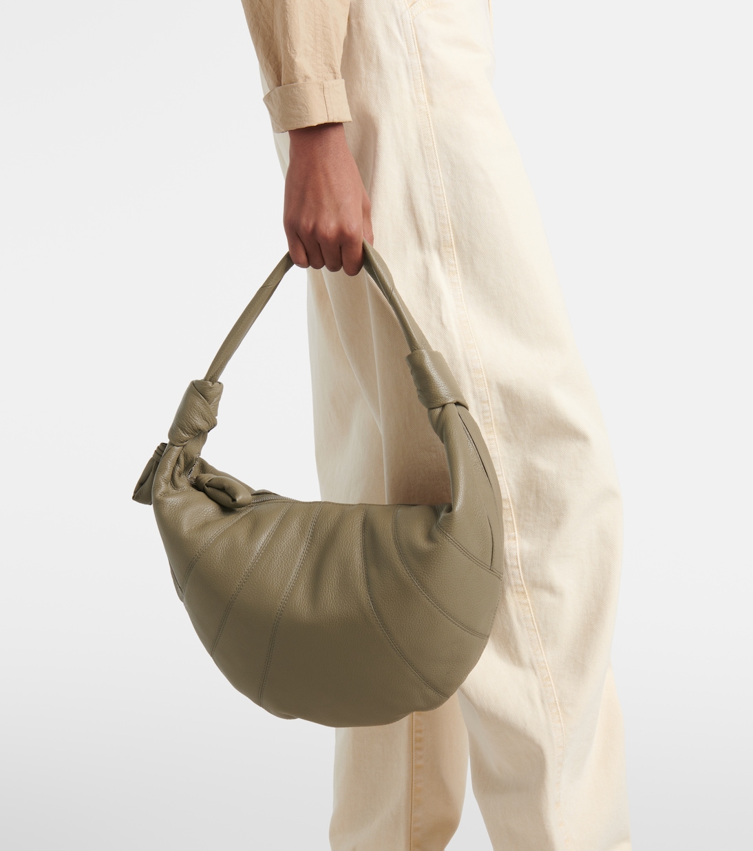 Schultertasche Force Croissant aus Leder | Lemaire