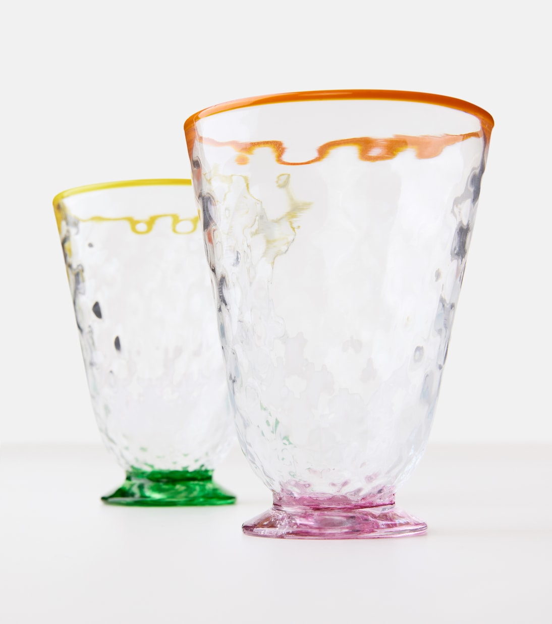 Quilted set of 4 glasses | La DoubleJ