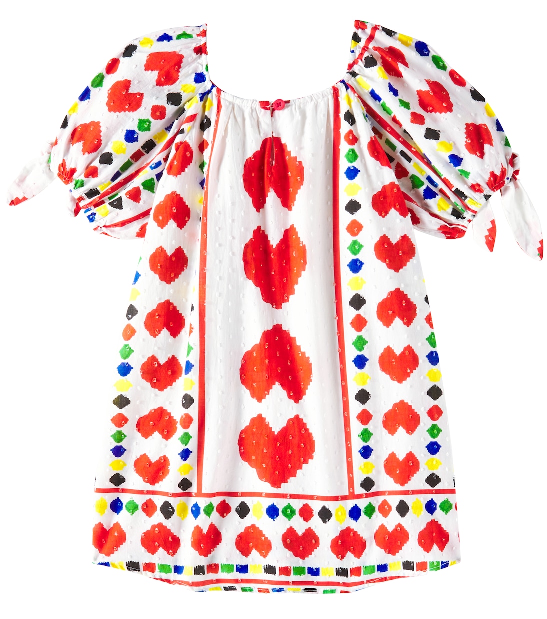 Abito Heartbeat in cotone con stampa | Fábula