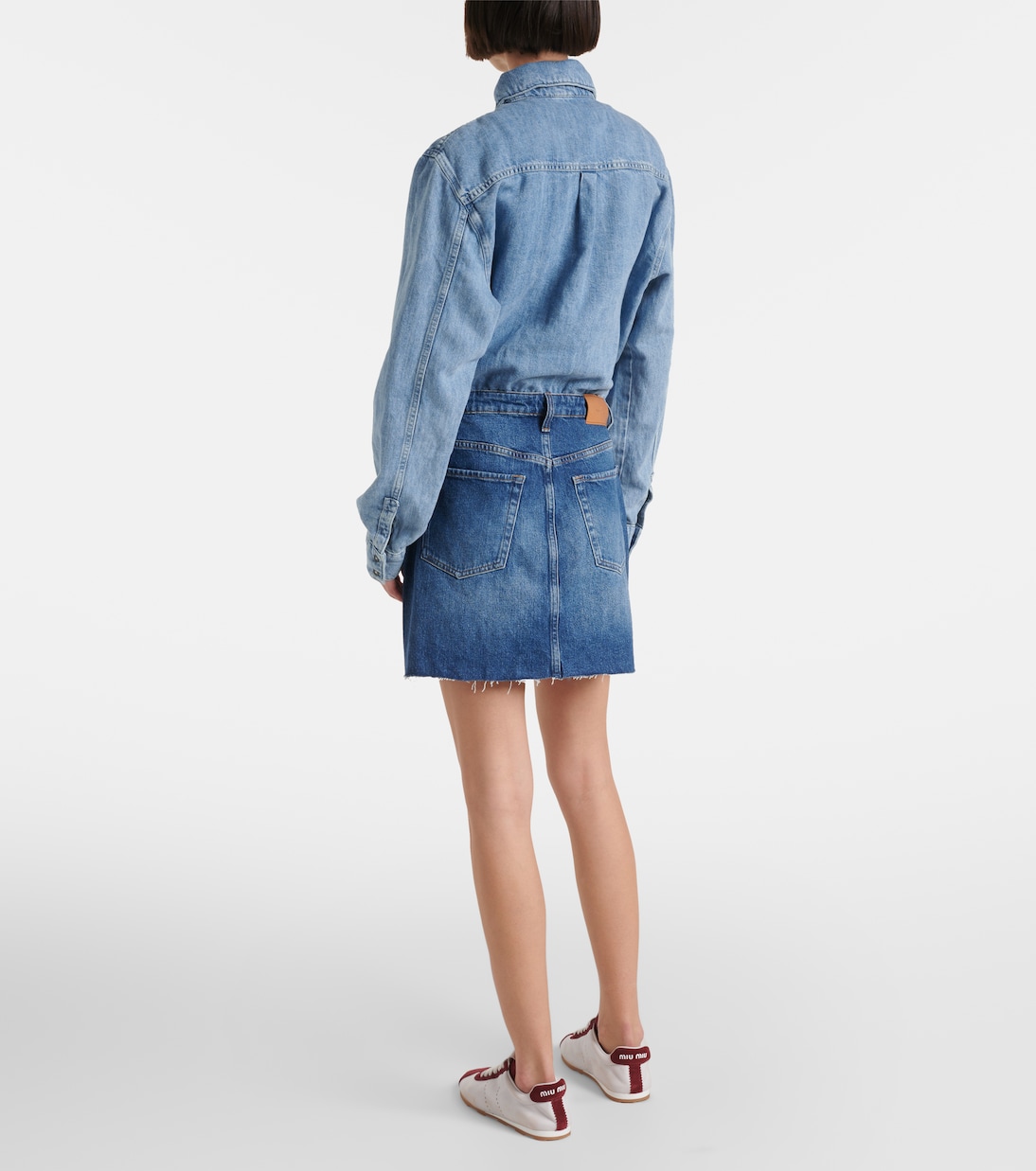 Denim minidress | 7 For All Mankind