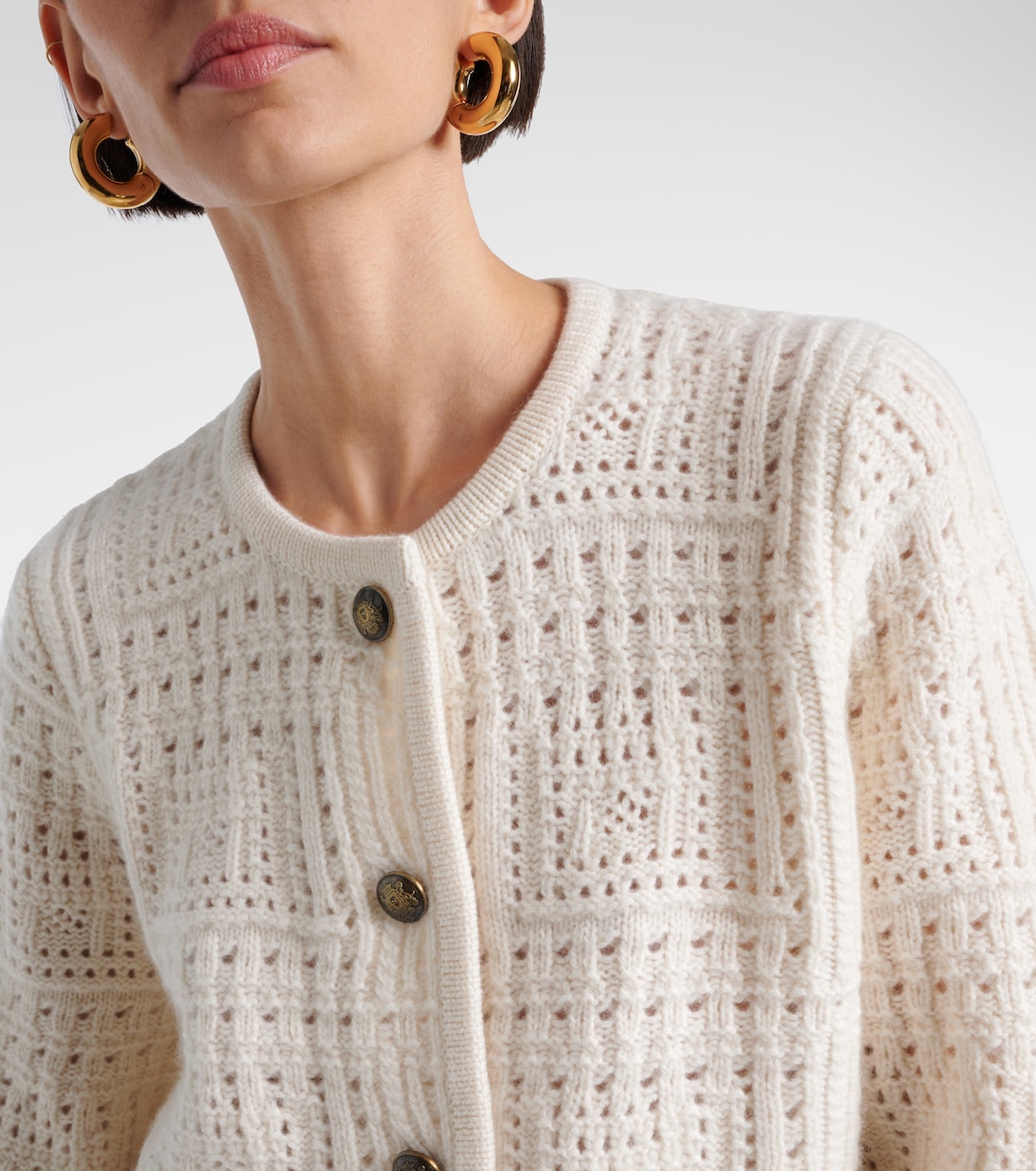 Harry open-knit cashmere cardigan | Nili Lotan