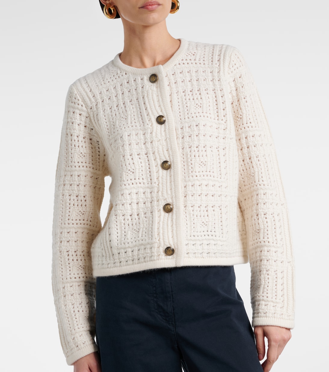 Harry open-knit cashmere cardigan | Nili Lotan