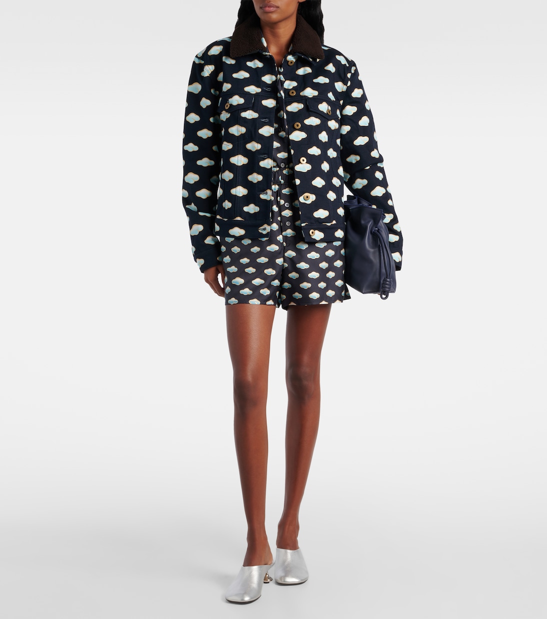 Clutch Flamenco Medium in pelle | Loewe
