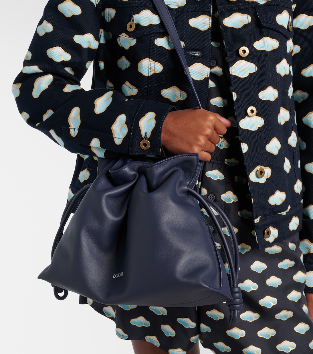 Clutch Flamenco Medium in pelle | Loewe