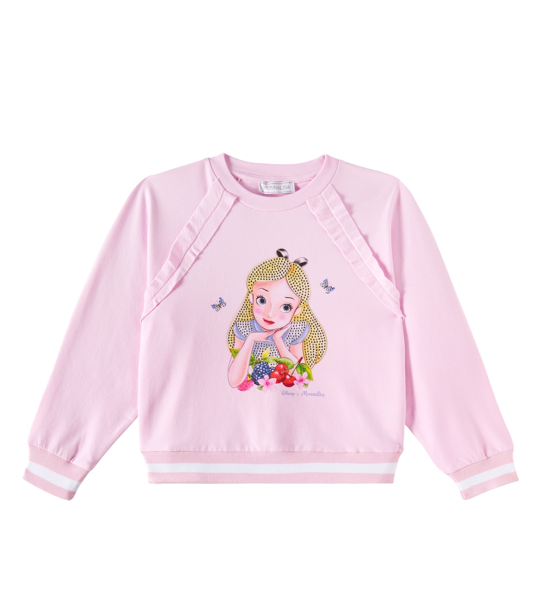 x Disney® - Felpa con stampa e cristalli | Monnalisa