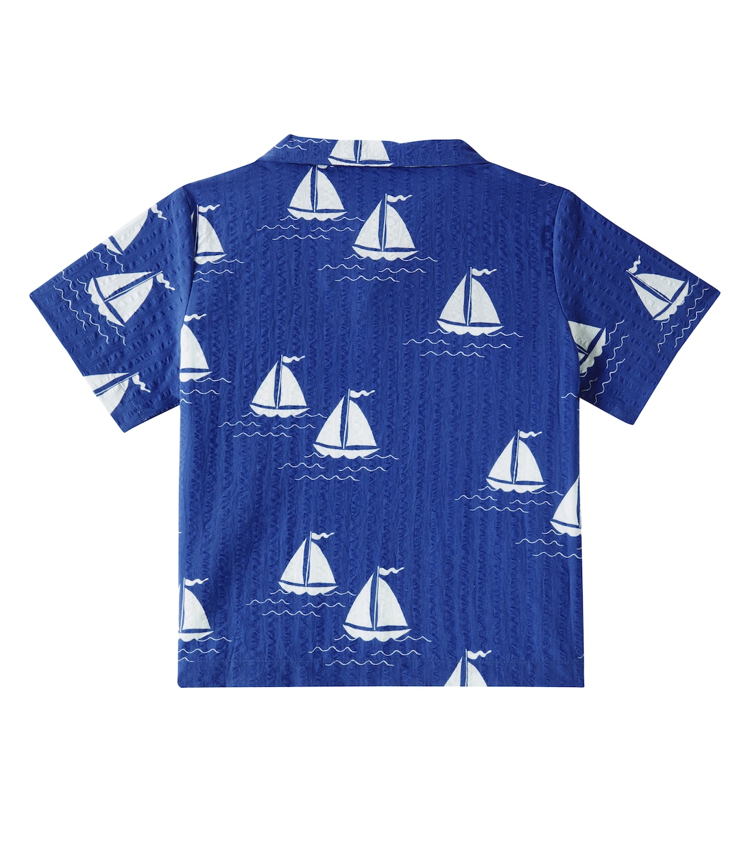 Camisa bowling Sailing Boats de algodón | Mini Rodini