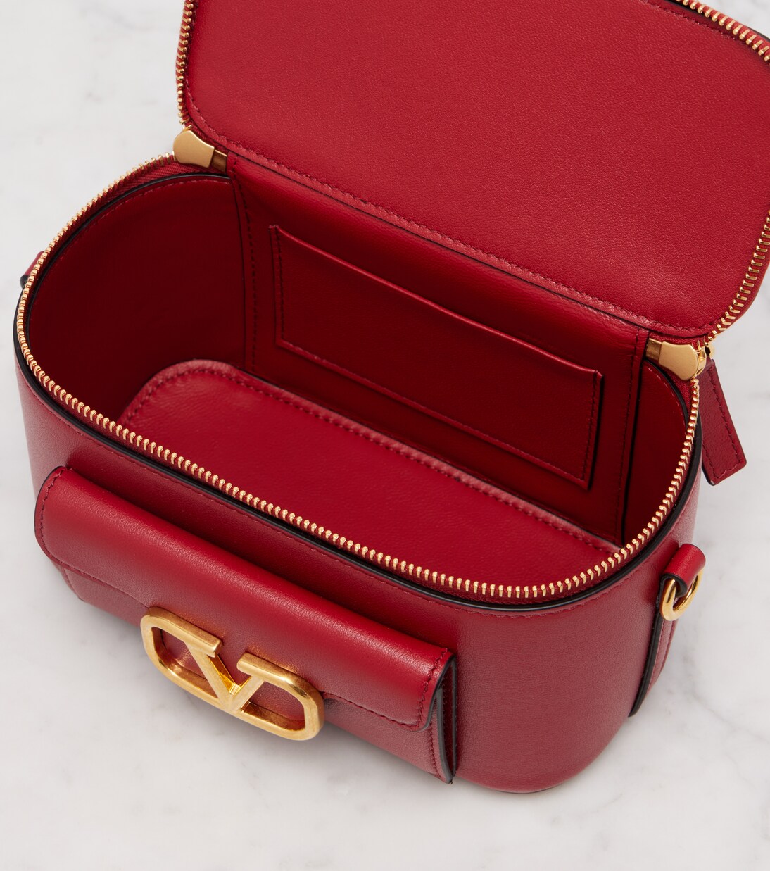 Schultertasche Locò Small aus Leder | Valentino Garavani