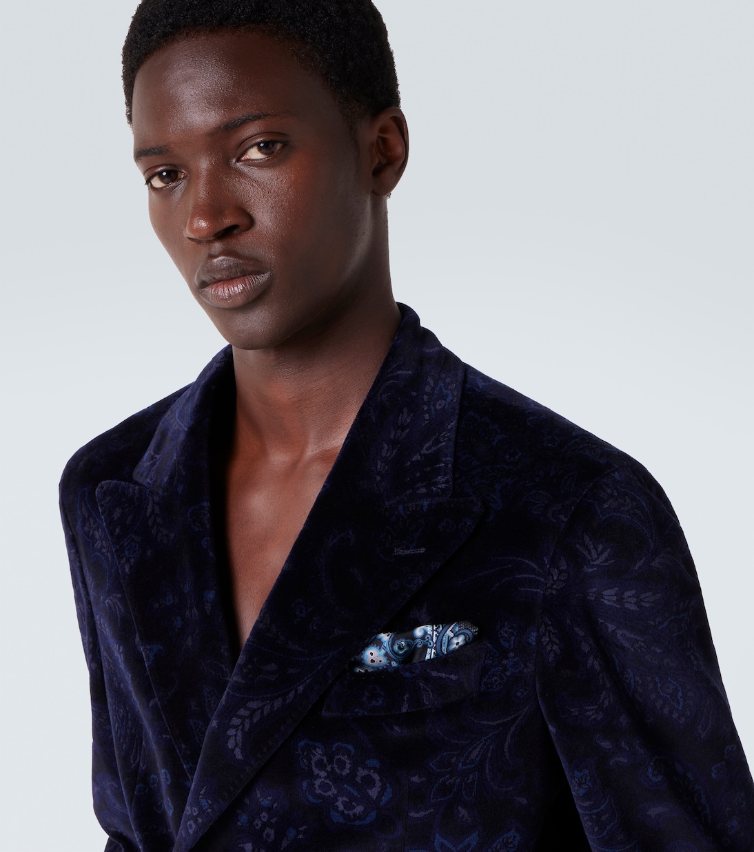 Bedrucktes Einstecktuch aus Seiden-Twill | Etro
