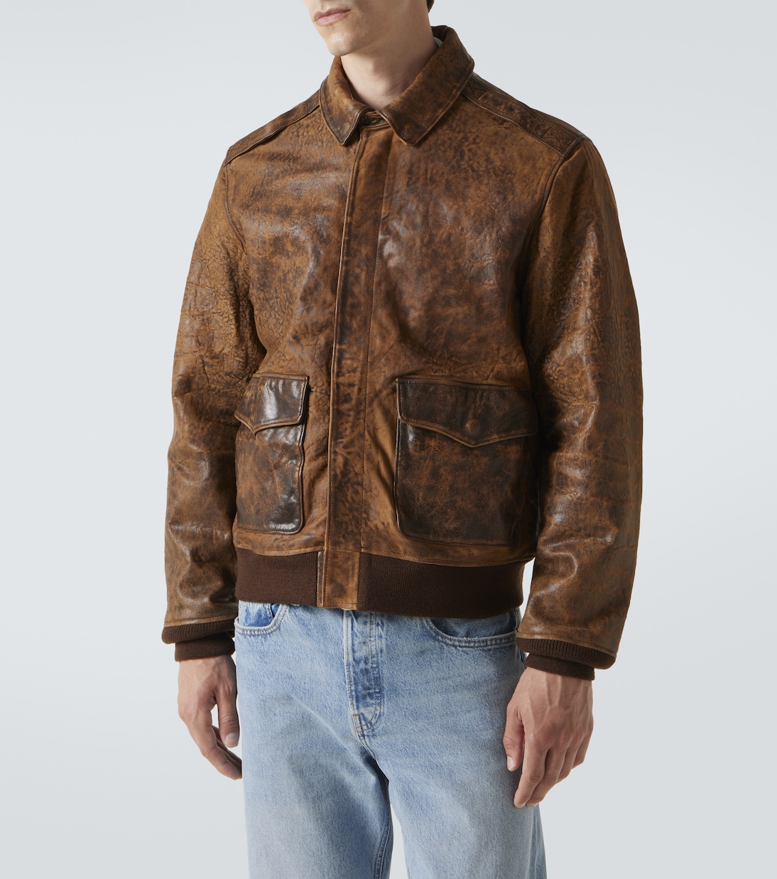 Leather bomber jacket | Polo Ralph Lauren