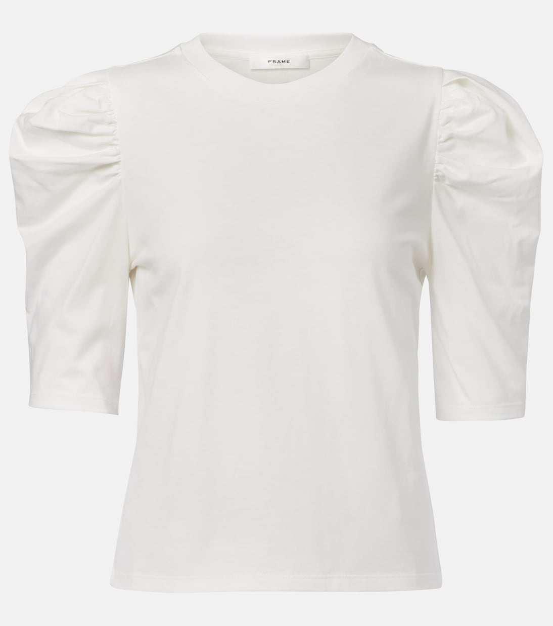 Top in cotone drappeggiato | Frame
