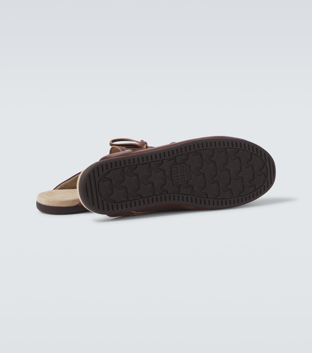 Leather mules | Miu Miu