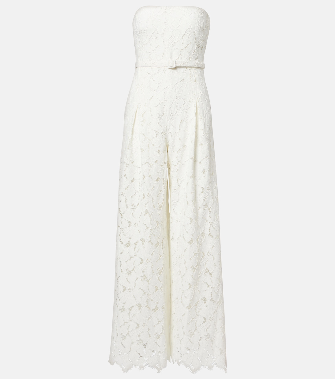 Rebecca strapless lace jumpsuit | Simkhai
