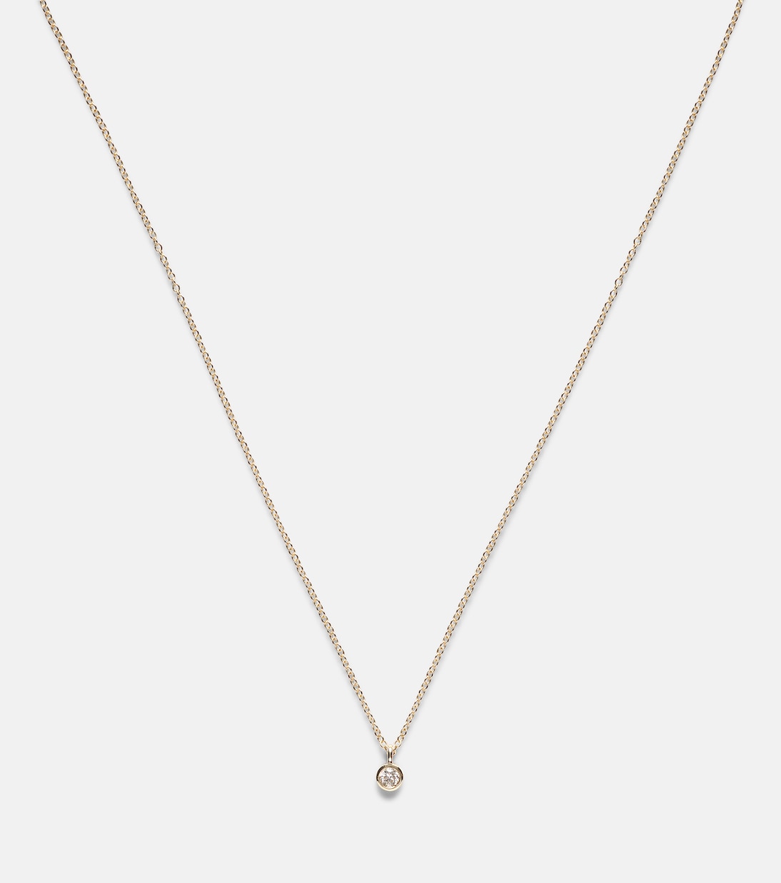 Essential 14kt gold choker with diamonds | Stone and Strand