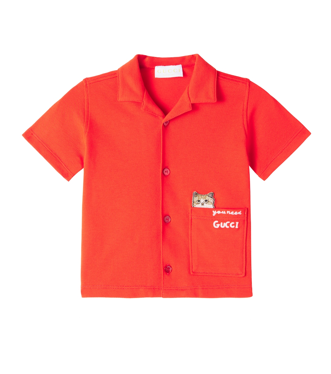 Bebé - camisa en mezcla de algodón | Gucci Kids